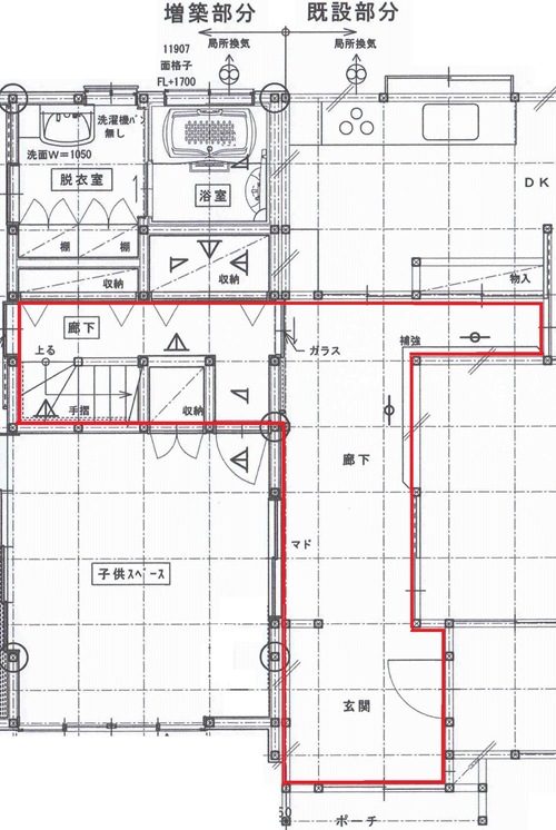 1kai - 玄関～ホール